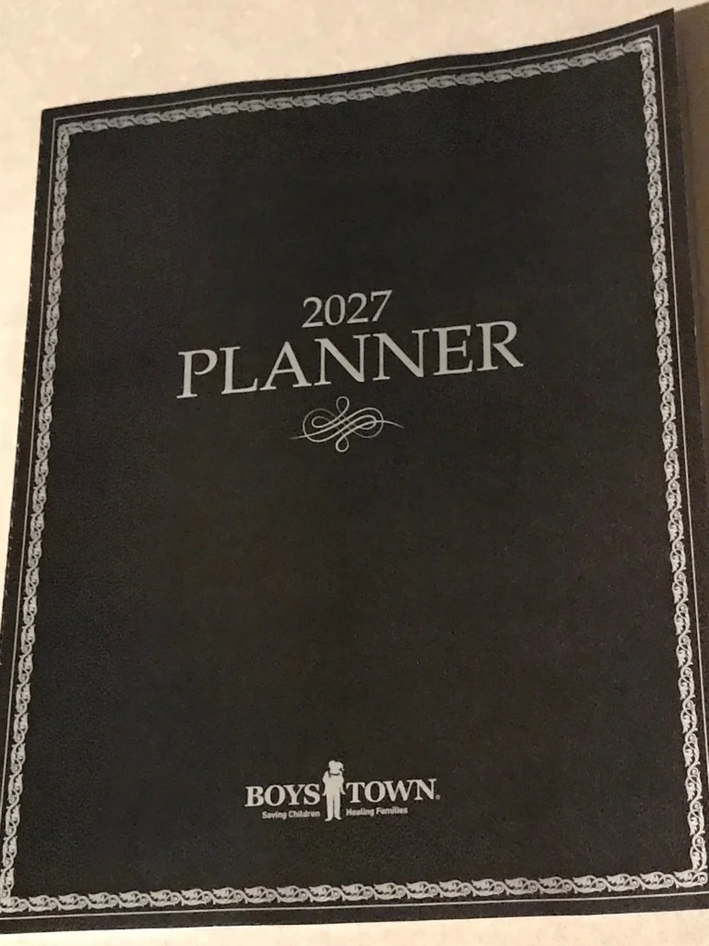 2027 Monthly planner desktop / portable calendar with holidays + 2028 dates